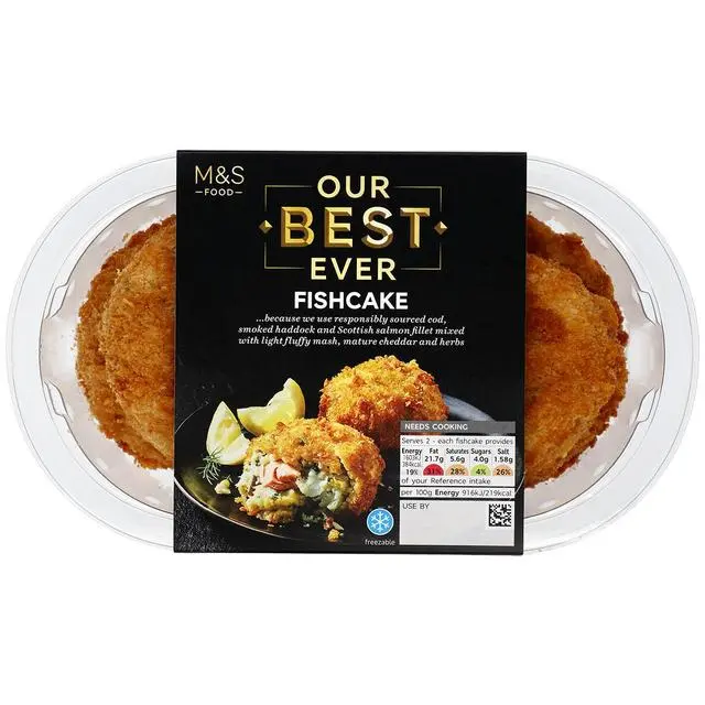 marks and spencer smoked haddock fish cakes - Are frozen fish cakes good for you