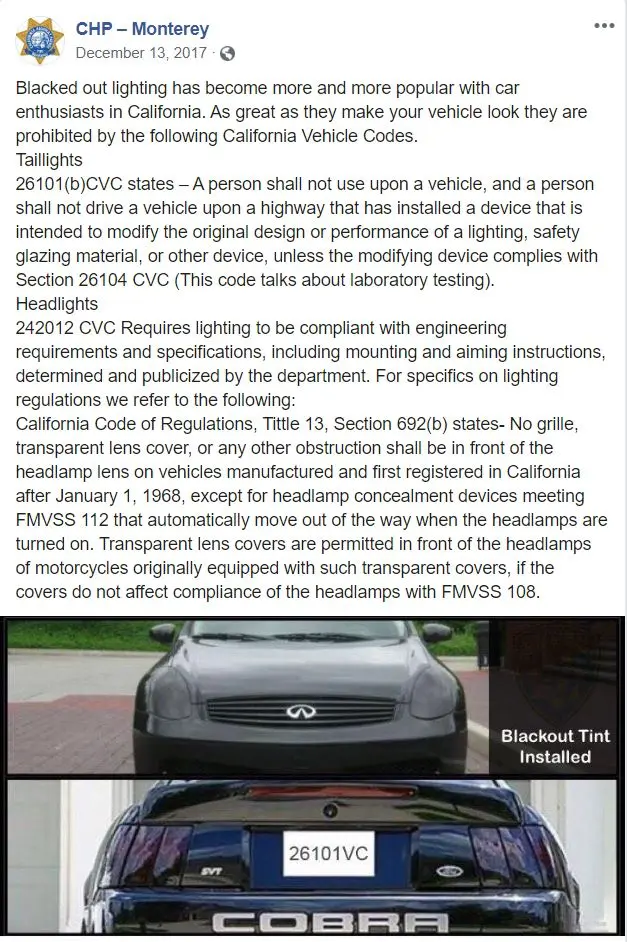 are smoked led tail lights legal - Are smoked tail lights legal in Canada