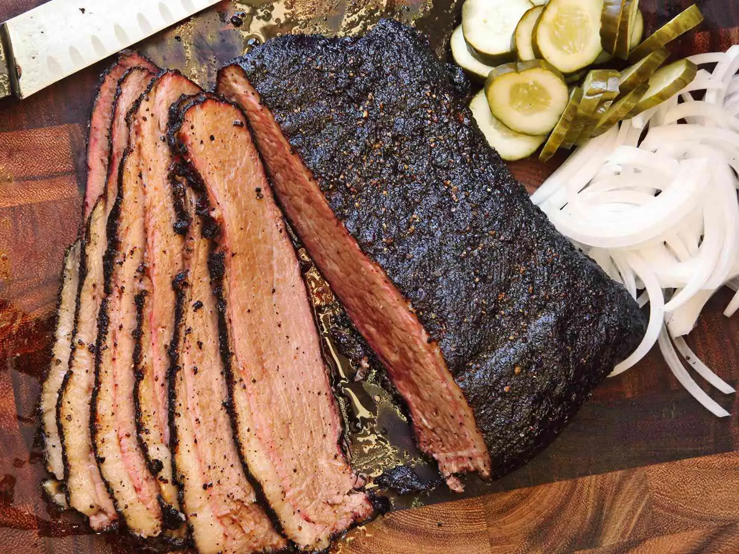 sous vide and smoked brisket - Can I cut a brisket before sous vide