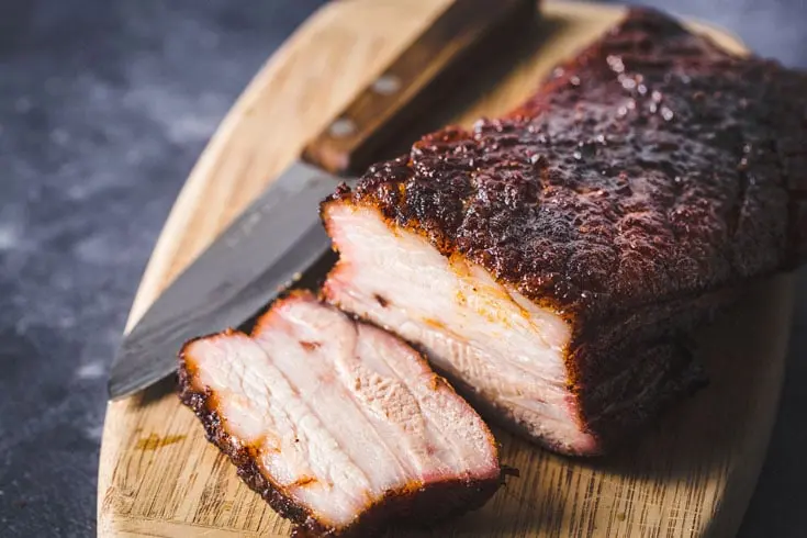 smoked belly pork slices - Can you cure sliced pork belly