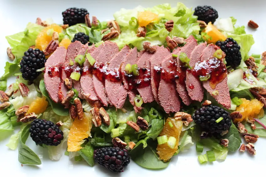 smoked duck breast salad - Can you eat smoked duck breast raw