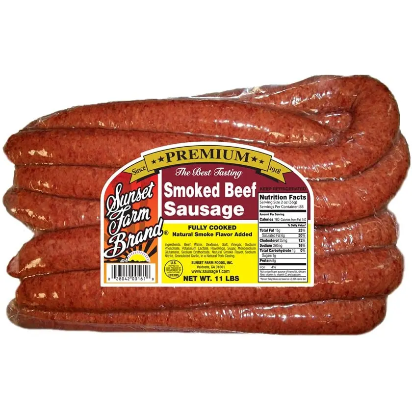 smoked beef sausage - Can you fry beef smoked sausage