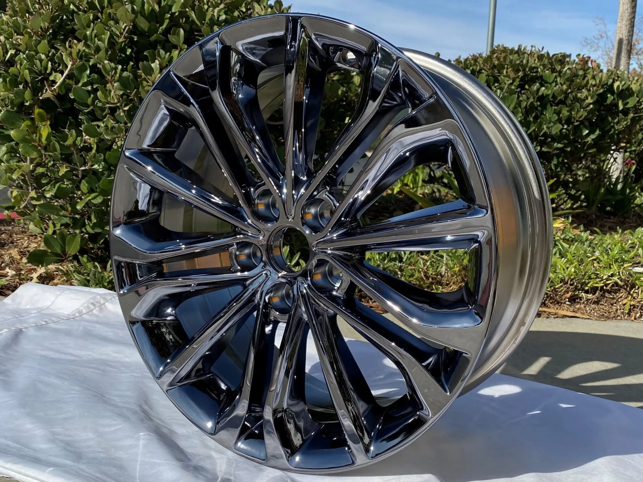 smoked chrome wheels - Can you get wheels painted chrome