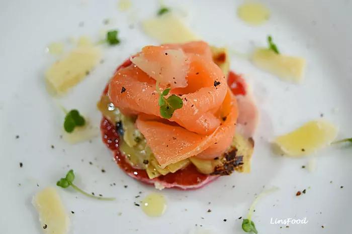 smoked salmon starter - Can you have salmon as a starter