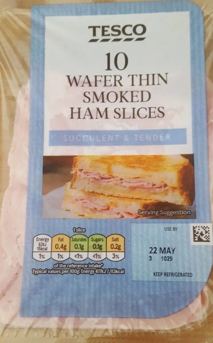tesco wafer thin smoked ham - Can you heat up wafer thin ham
