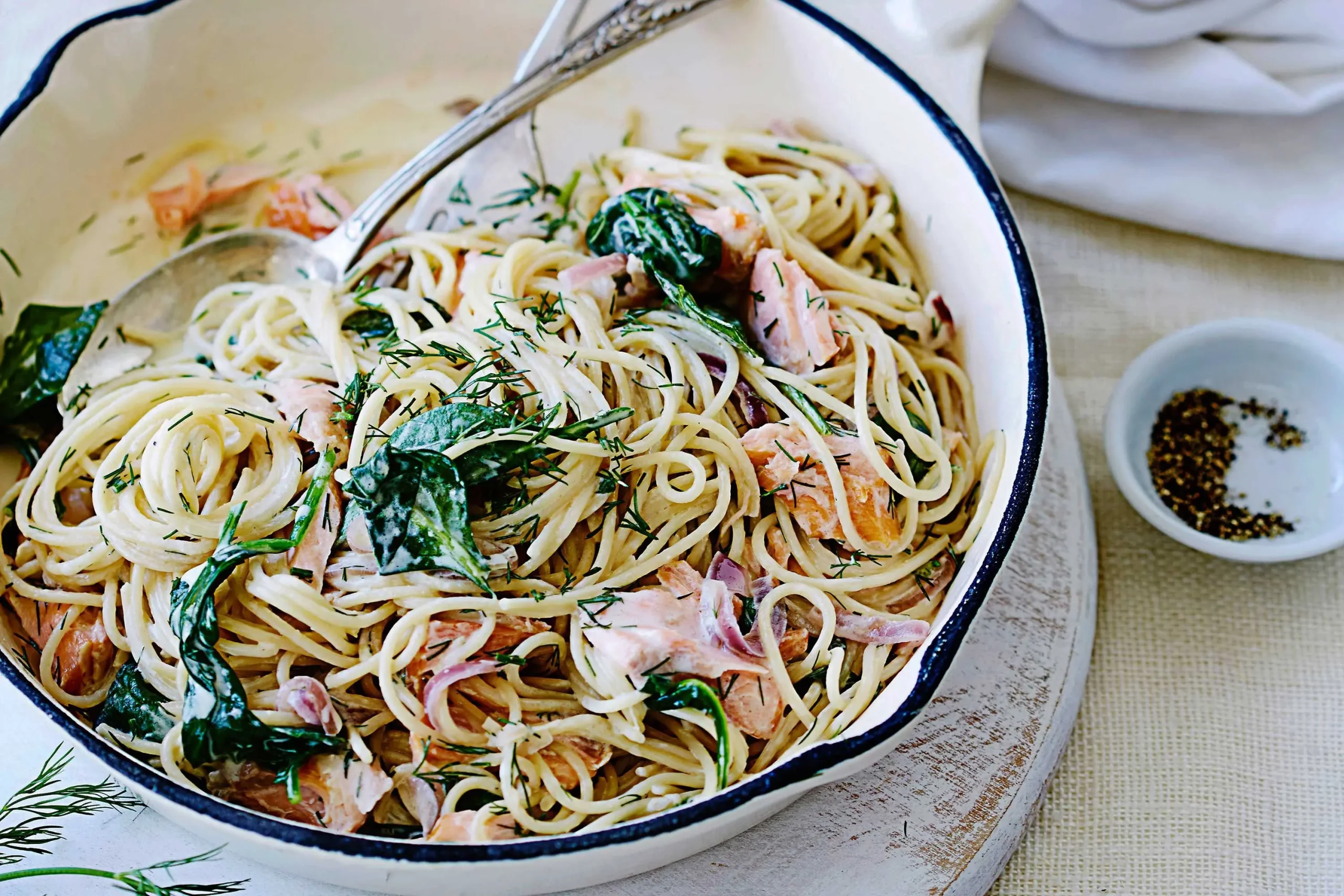 hot smoked salmon with pasta - Can you re heat salmon pasta
