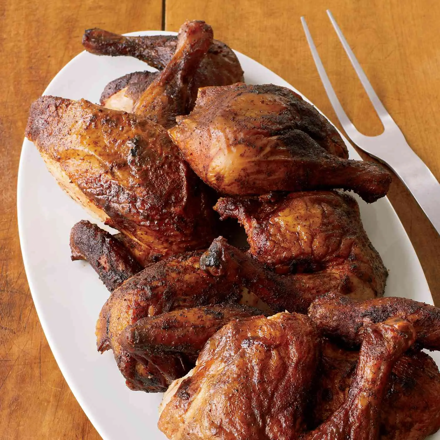 smoked barbeque chicken - Can you smoke chicken on a BBQ grill