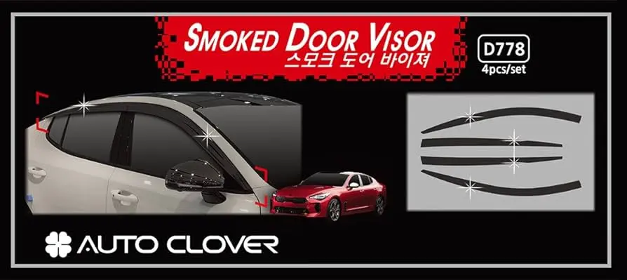 smoked door visor - Do door visors help