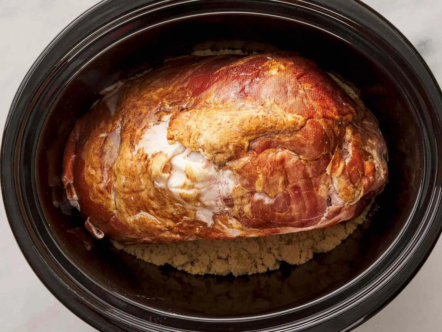 slow cooker smoked ham - Do you cook ham on low or high in a slow cooker