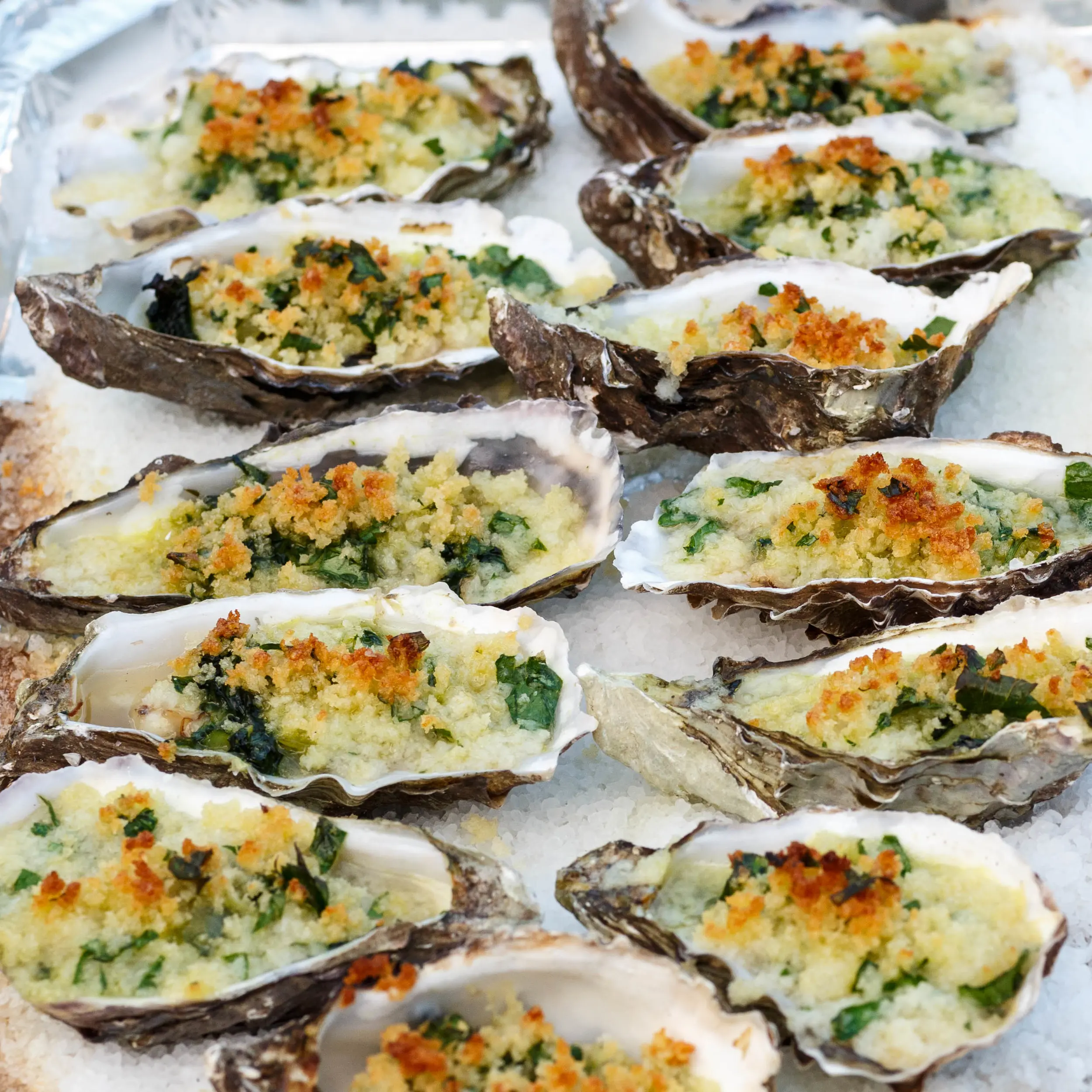 smoked oysters rockefeller - Do you eat oyster rockefeller with a fork