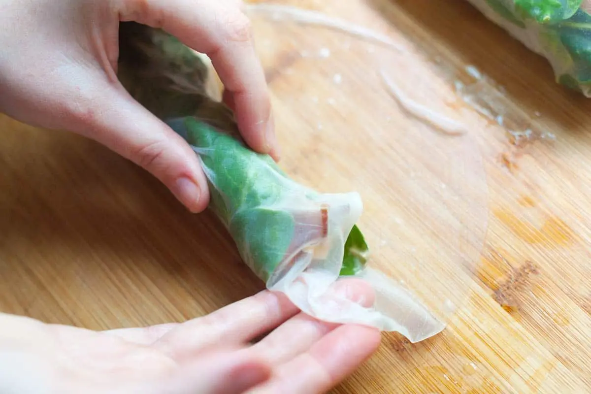 smoked salmon rice paper rolls - Do you need to cook rice paper rolls