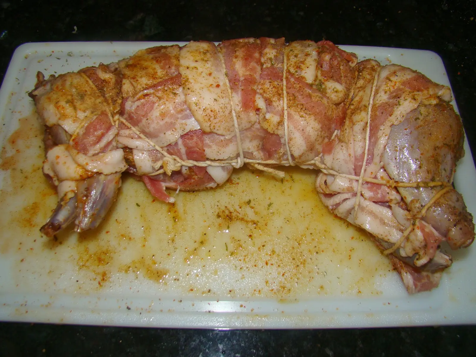 smoked rabbit wrapped in bacon - Do you need to soak rabbit before cooking
