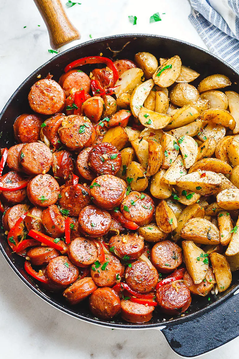 chicken smoked sausage and potatoes - Does chicken sausage need to be cooked