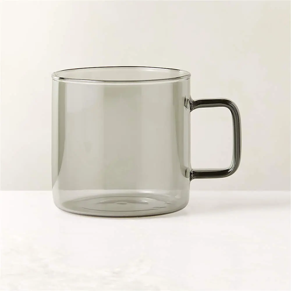 smoked glass coffee mugs - Does coffee taste better in glass mug