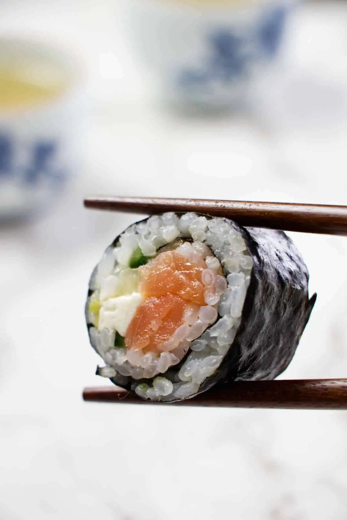 smoked salmon and cream cheese sushi - Does cream cheese go with sushi