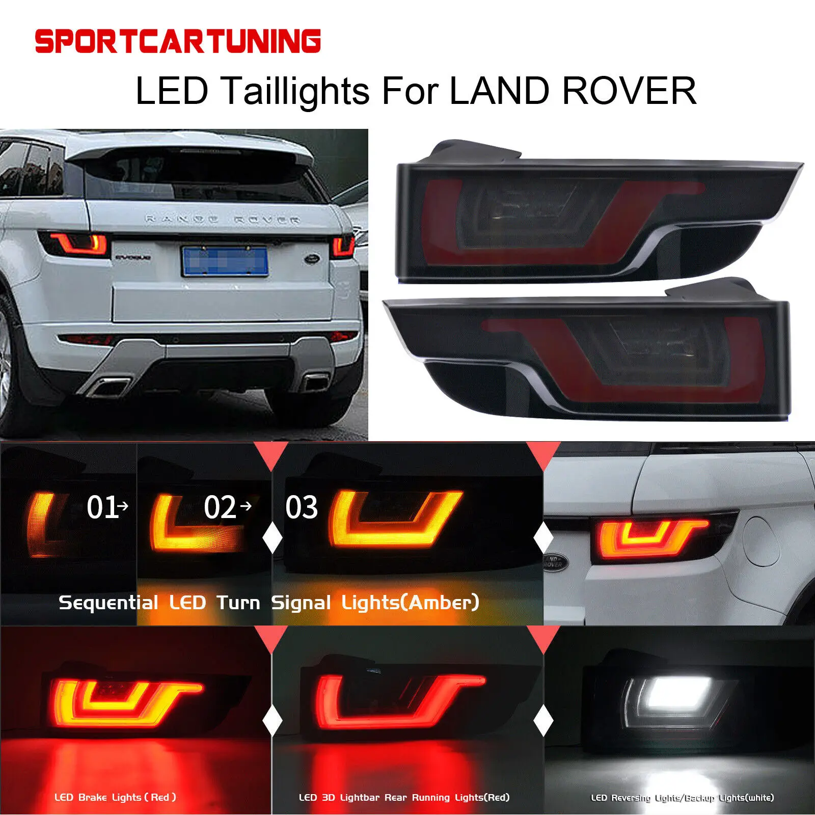 range rover evoque smoked rear lights - Does Evoque have LED headlights