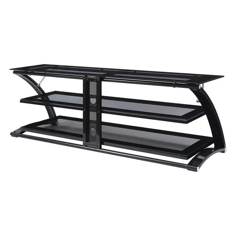 black smoked glass tv stand - Does glass TV come with a stand