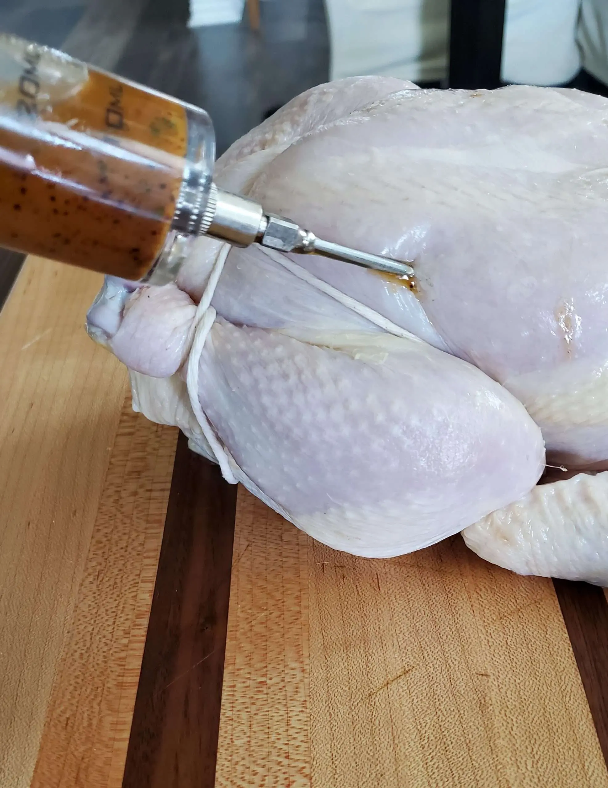 smoked chicken injection - Does injecting chicken work