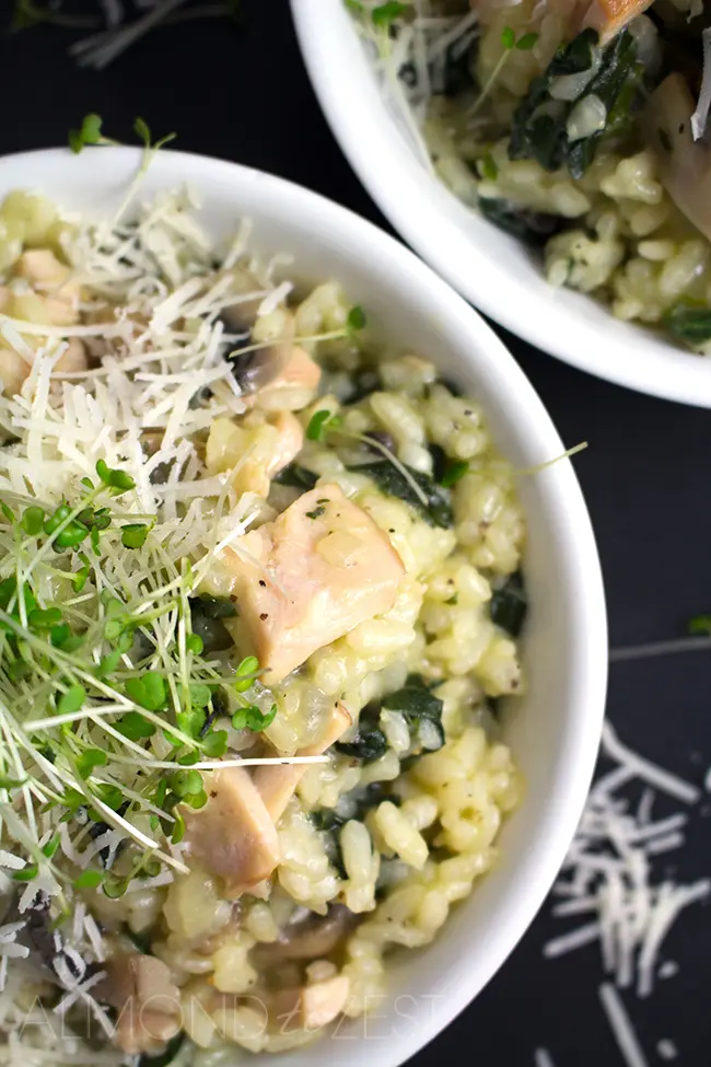 smoked chicken and mushroom risotto - Does risotto go well with meat