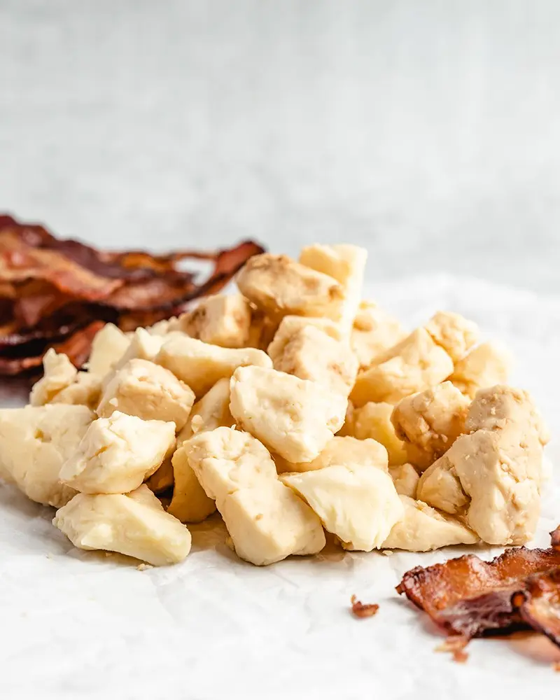 smoked curds - How are cheese curds made