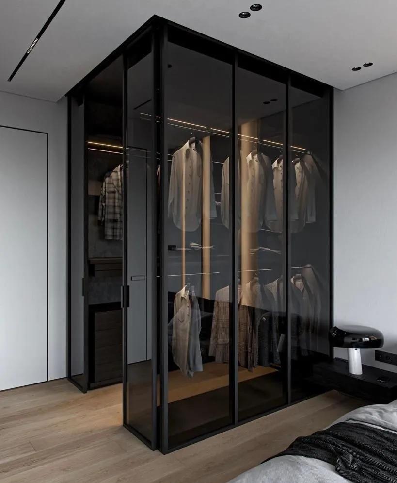 smoked mirror wardrobe doors - How can I cover mirrored wardrobe doors
