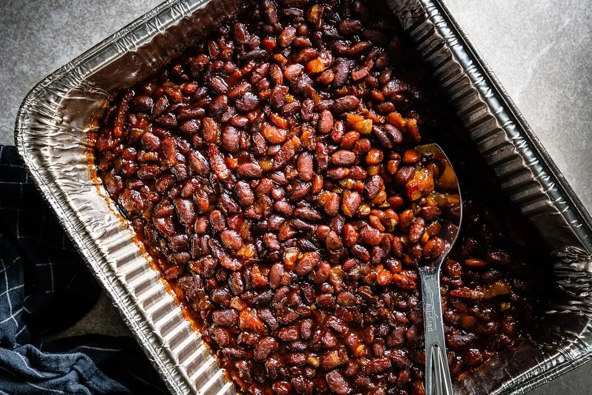 smoked baked beans from can - How do you heat up baked beans from a can