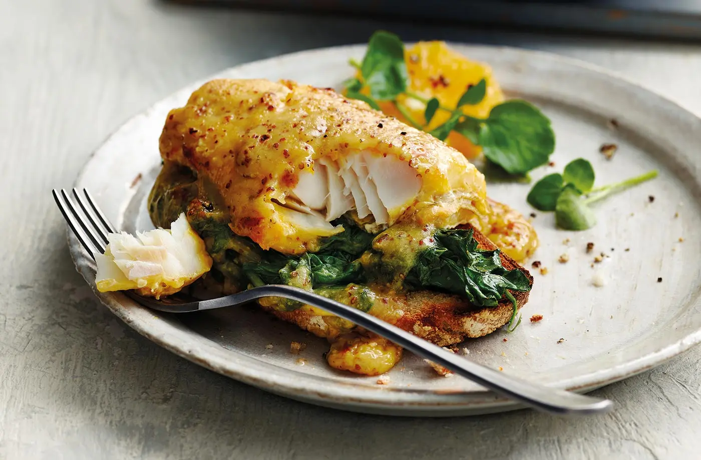 smoked haddock with welsh rarebit topping - How do you make James Martin Welsh rarebit