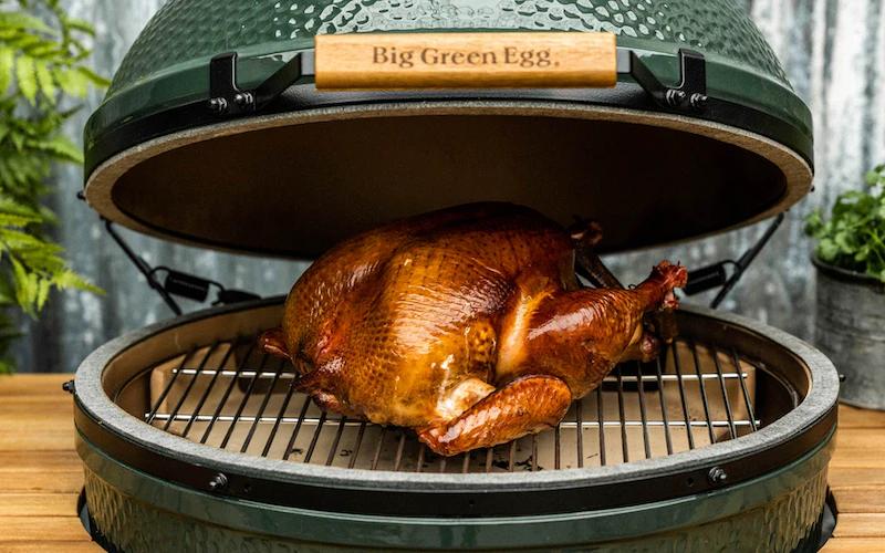 green egg smoked turkey - How do you make turkey skin crispy on Green EGG