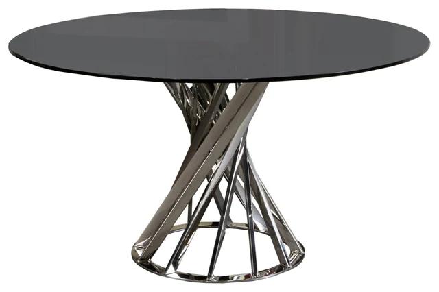 round smoked glass table - How do you protect a round glass table top
