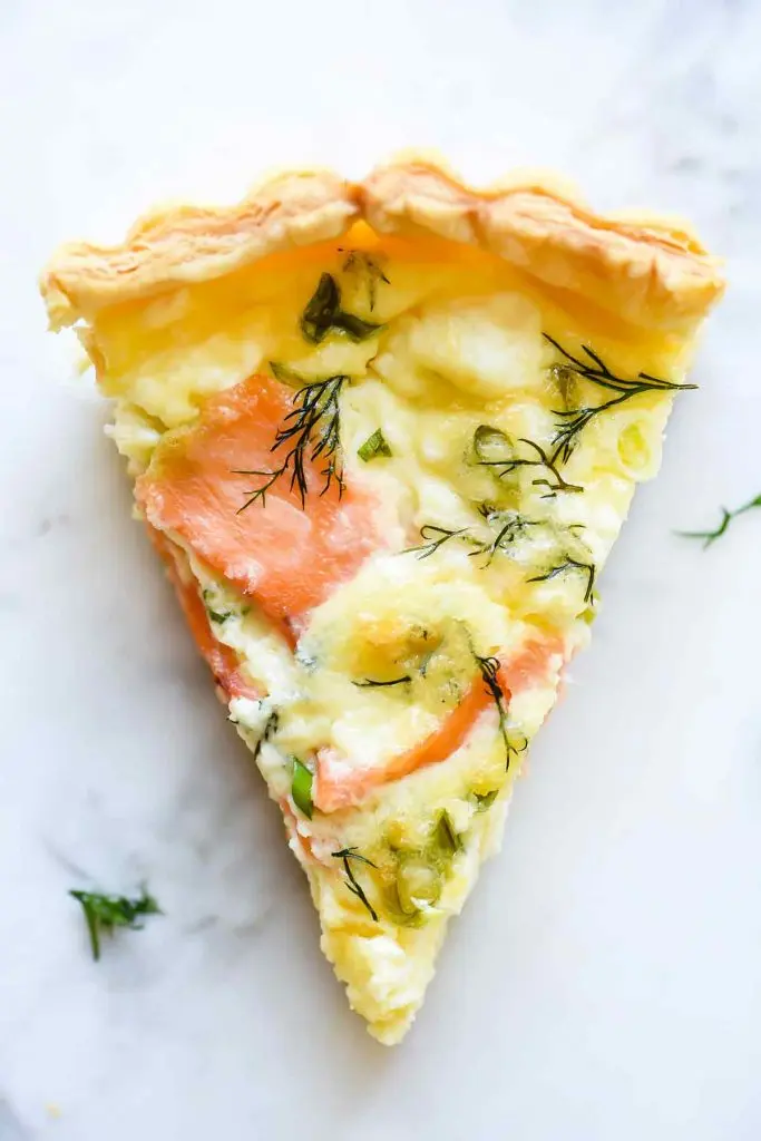 smoked salmon quiche with cream cheese - How do you substitute cream in a quiche