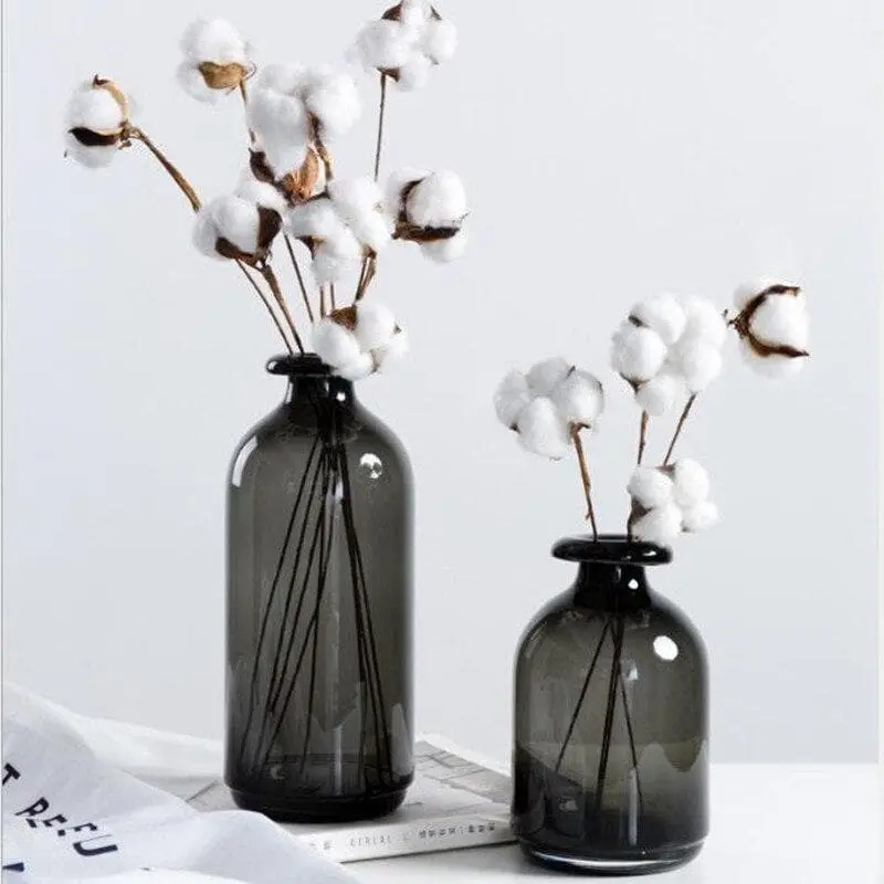 smoked glass bottle vase - How do you use wine bottles as vases