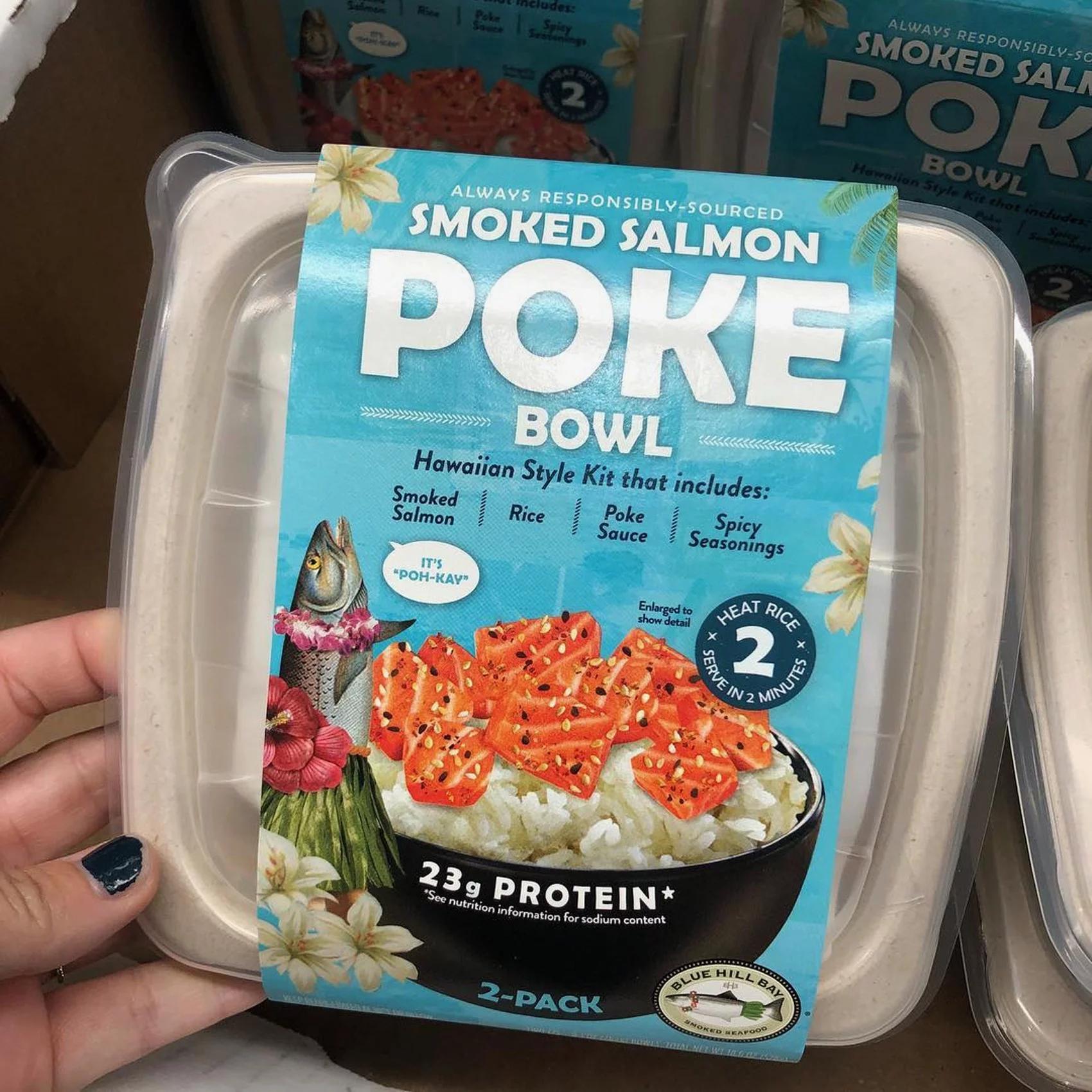 smoked salmon poke bowl costco - How healthy is a salmon poke bowl