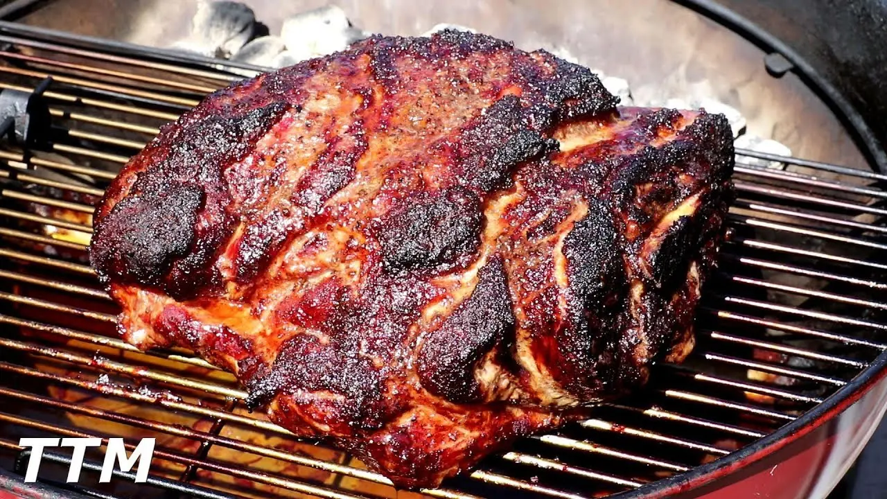 smoked pork shoulder kettle grill - How long to cook pork in Weber kettle