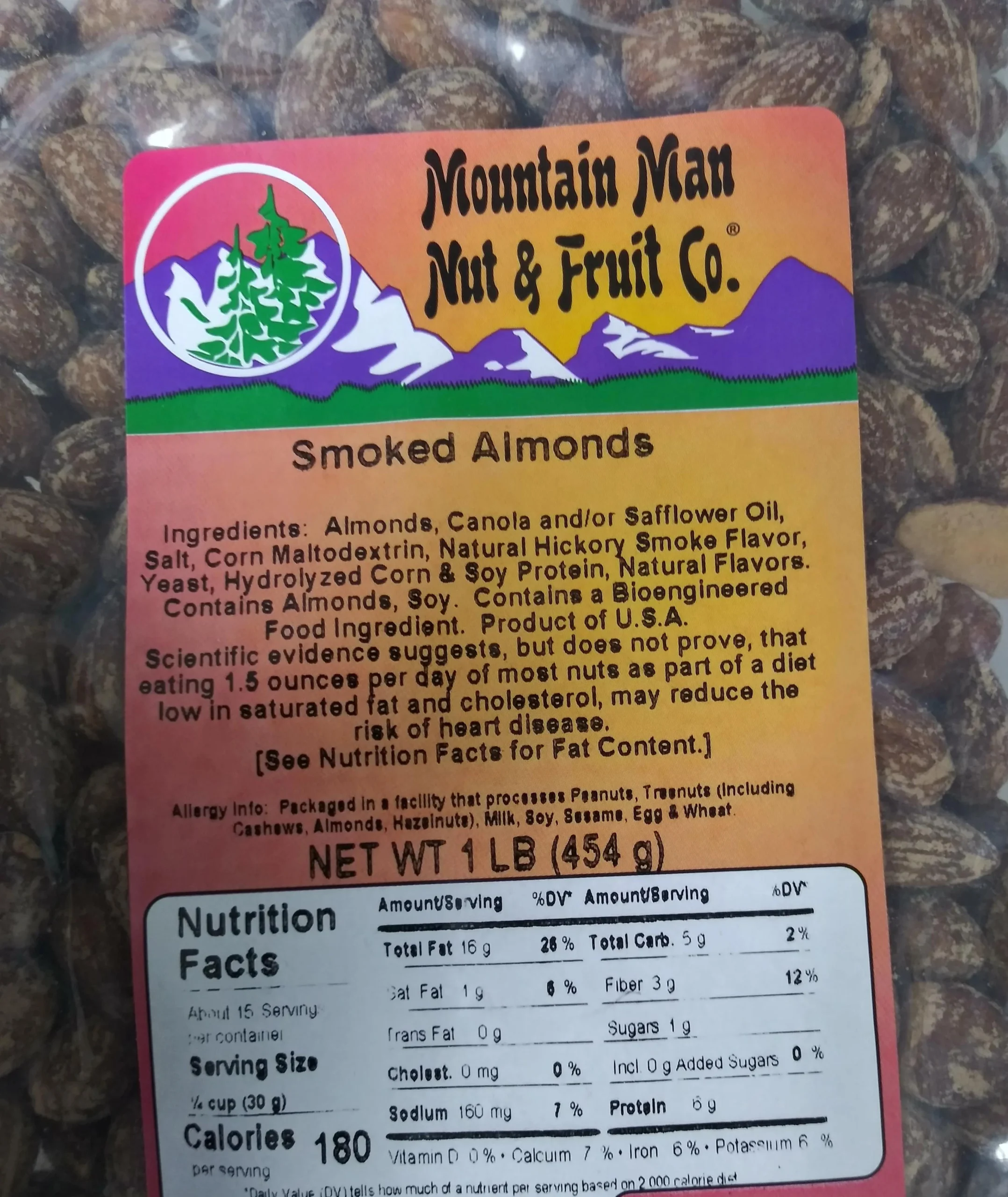 smoked almonds calories - How many calories are in 20 roasted almonds