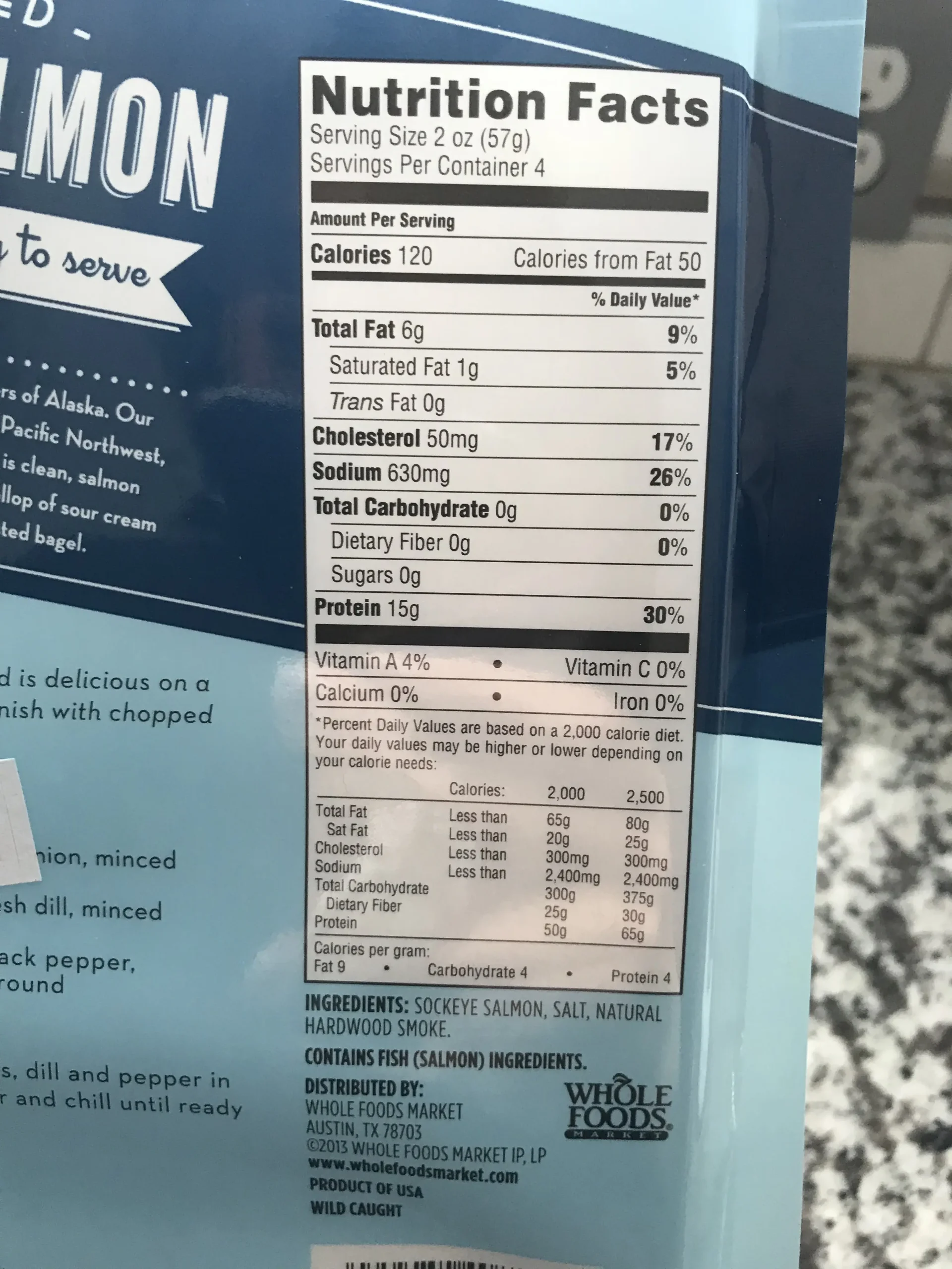 aldi smoked salmon calories - How many calories are in a Aldi side of salmon