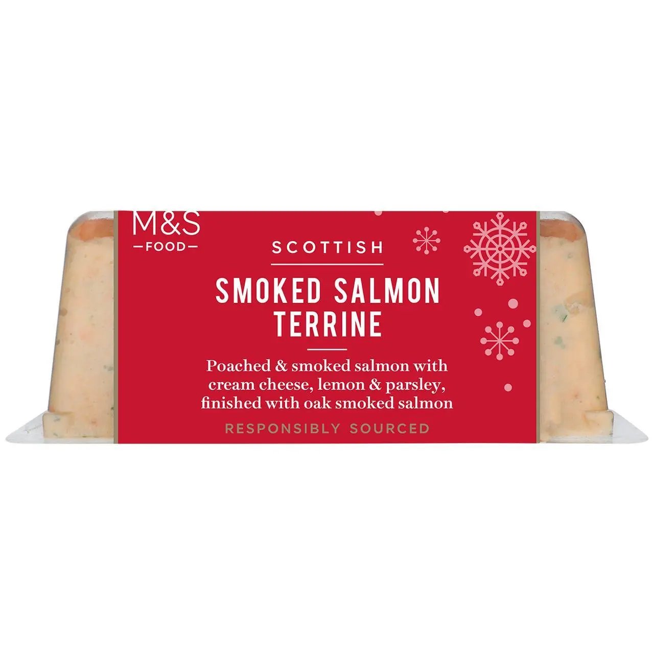 marks and spencer smoked salmon terrine - How many calories are in a smoked salmon terrine