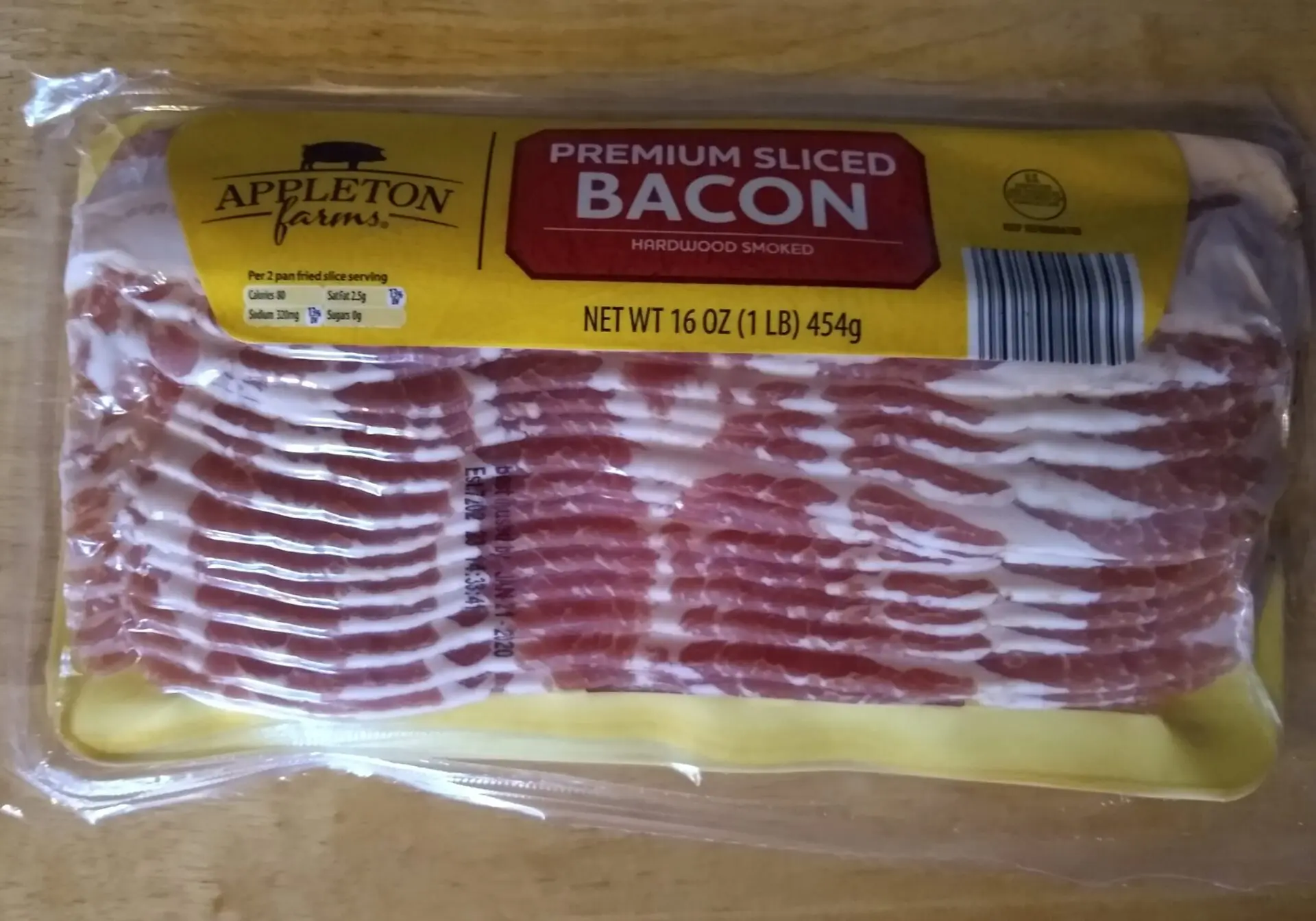 aldi thick cut smoked bacon - How many calories are in a thick cut smoked bacon