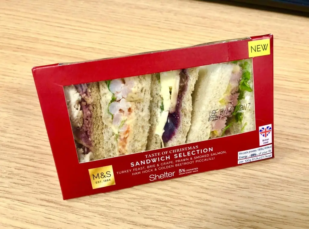 m&s smoked ham and coleslaw sandwich - How many calories are in M&S coleslaw