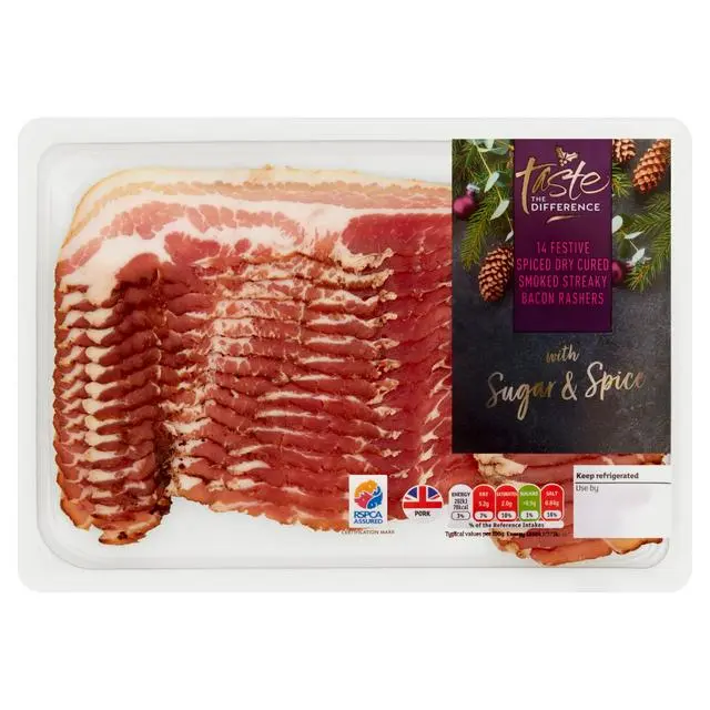 sainsbury's smoked streaky bacon - How many calories are in Sainsbury's streaky bacon