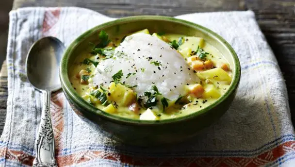 nigel slater smoked haddock chowder - How many calories are in smoked haddock chowder