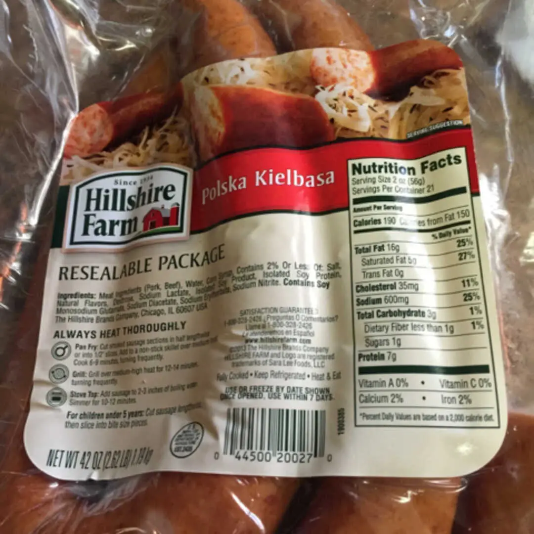 calories in smoked kielbasa - How many calories are in smoked kielbasa