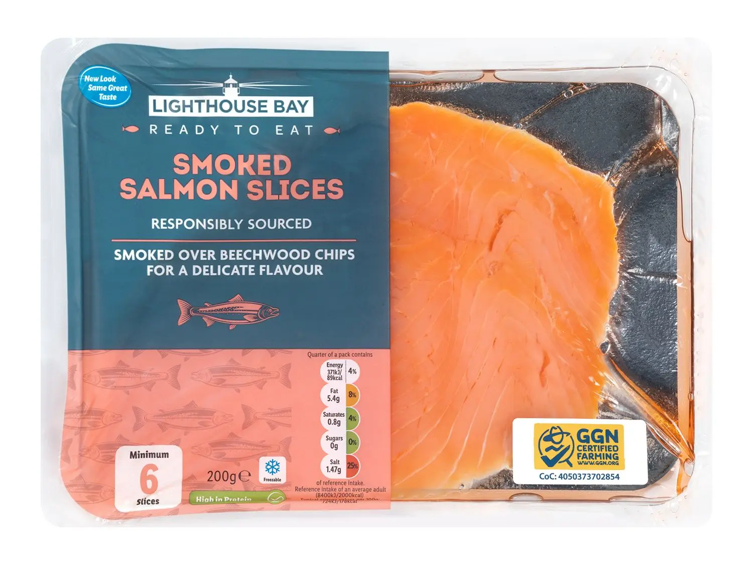 lidl smoked salmon slices - How many calories are in smoked salmon from Lidl