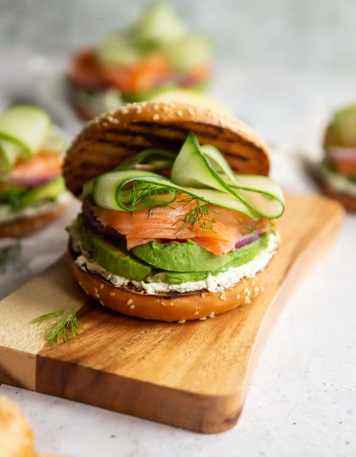 gails smoked salmon bagel calories - How many calories in a Gail's salmon bagel