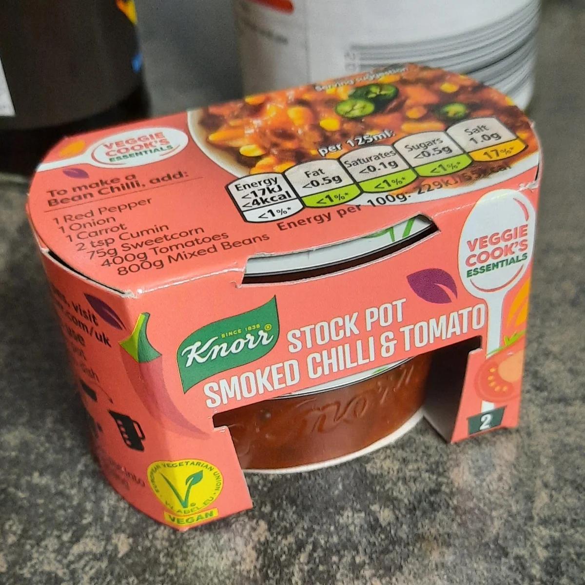 knorr smoked chilli & tomato stock pot - How many calories in a Knorr stock pot