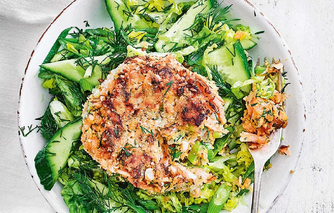 smoked salmon and sweet potato fish cakes - How many calories in a salmon fish cake