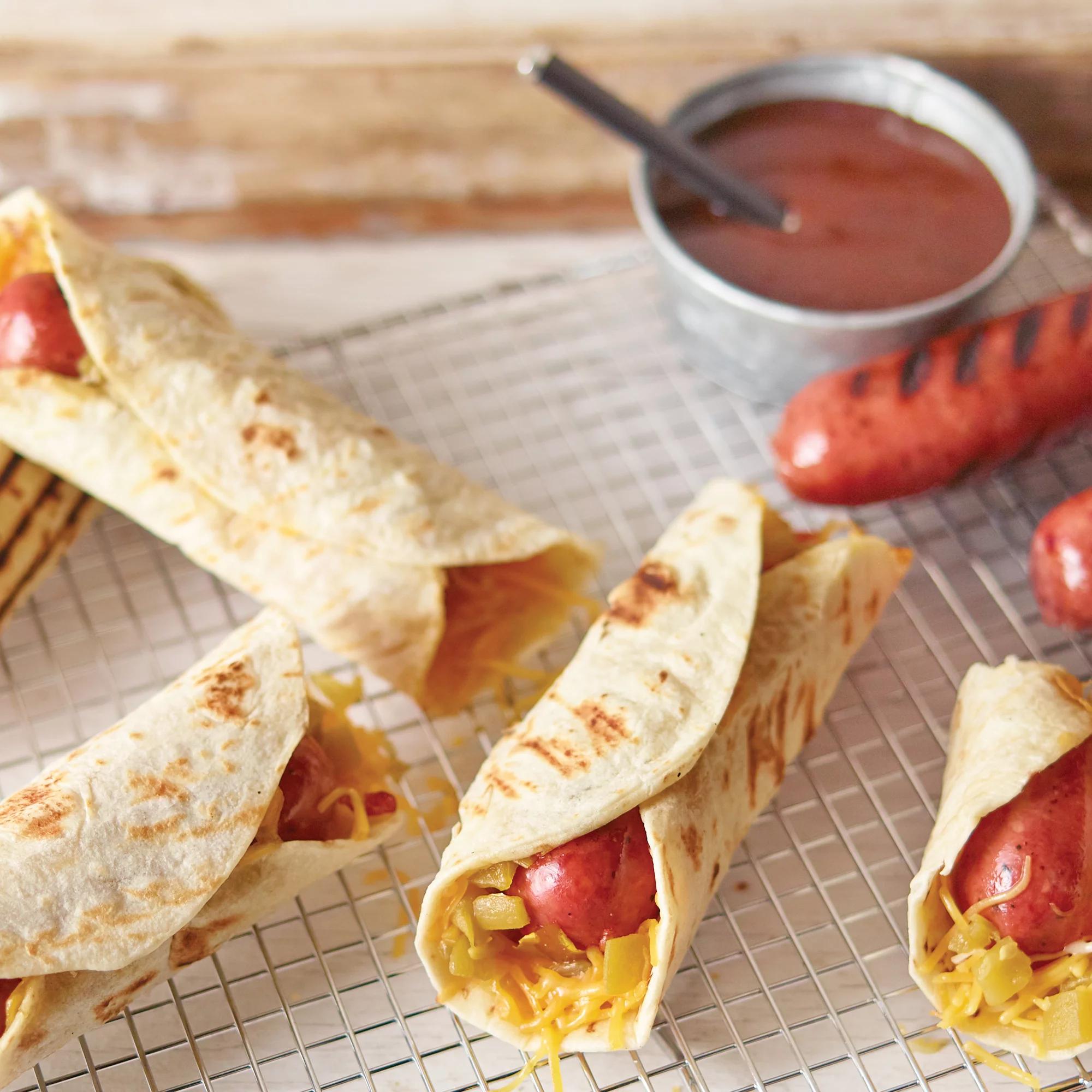 smoked sausage wraps - How many calories in a sausage wrap