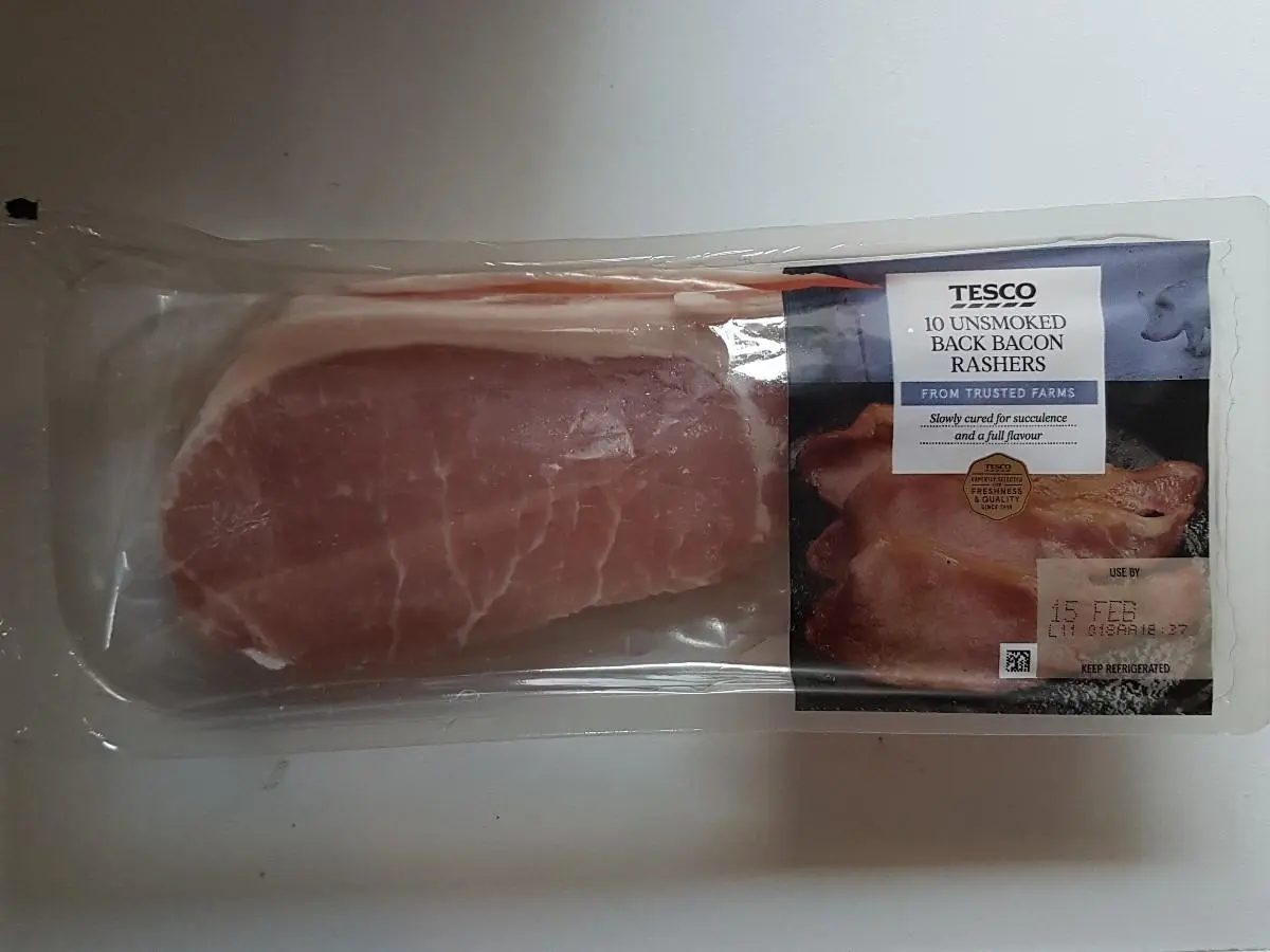 calories in smoked back bacon rasher - How many calories in a smoked rasher