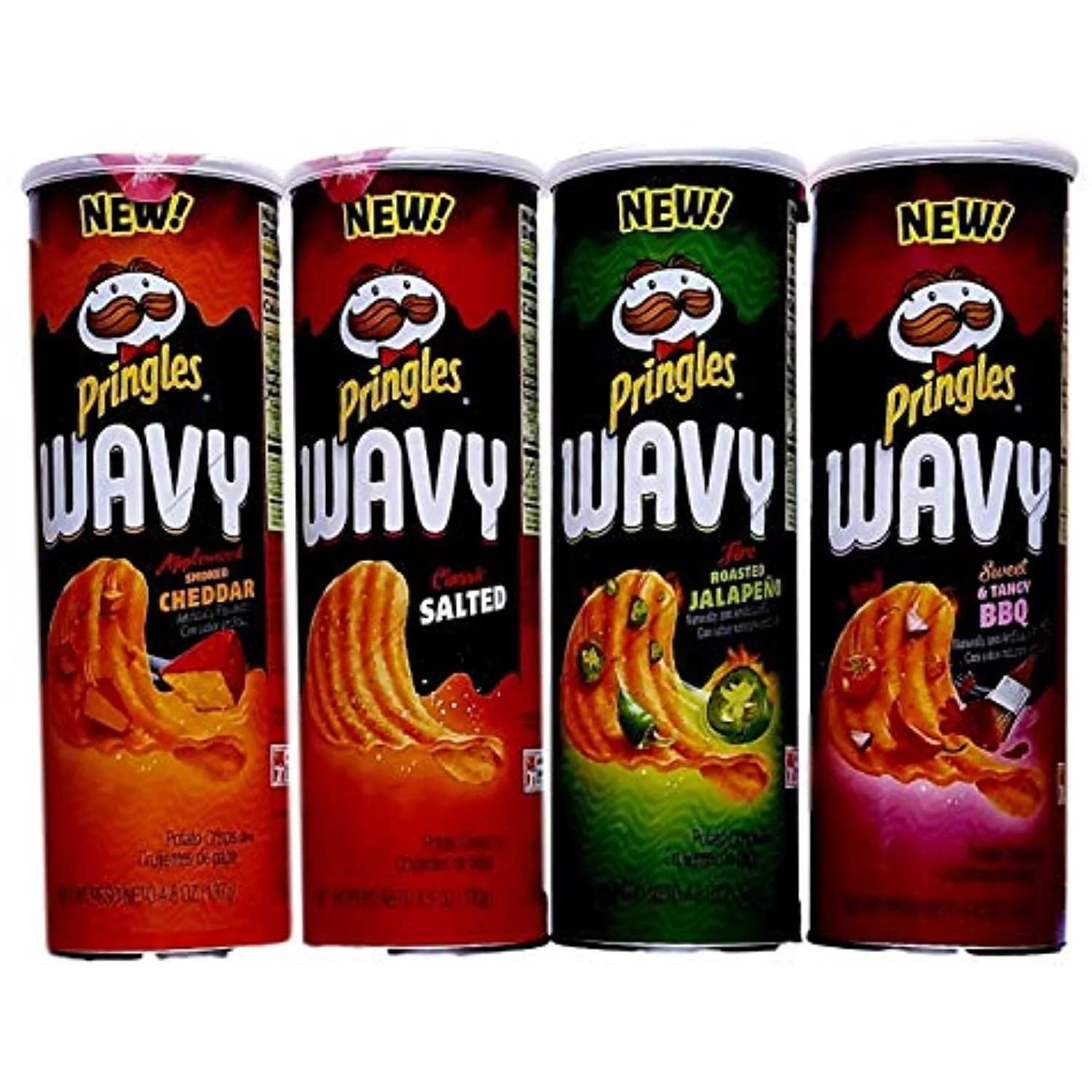 pringles wavy applewood smoked cheddar - How many carbs are in cheddar Pringles