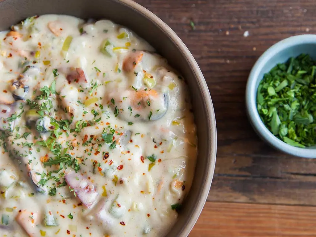 smoked mussel chowder - How many carbs are in smoked mussels