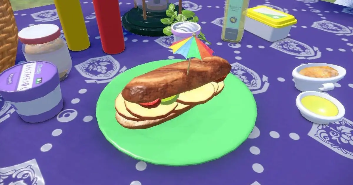 pokemon violet smoked fillet - How many sandwich effects can you have in Pokémon Violet